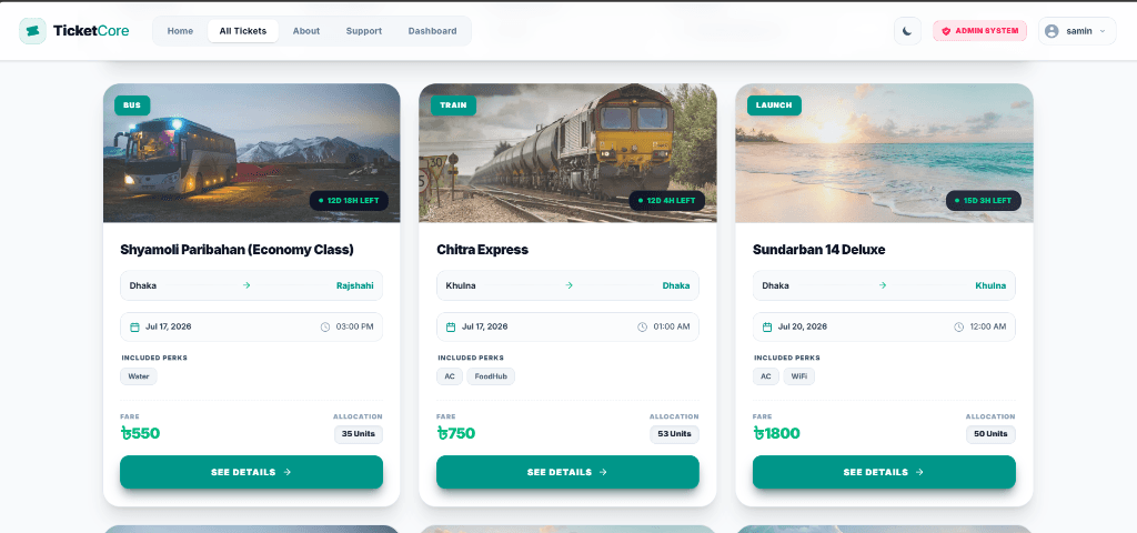 TicketCore — Next-Generation Online Ticket Booking Platform